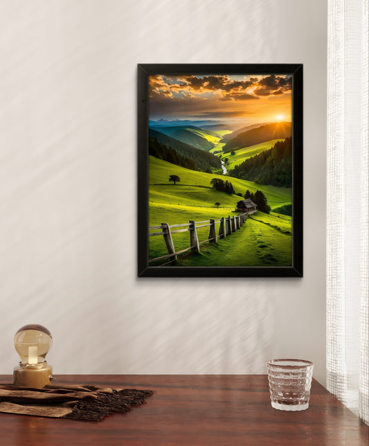 Valley & Greenery | Nature Wall Art Frame