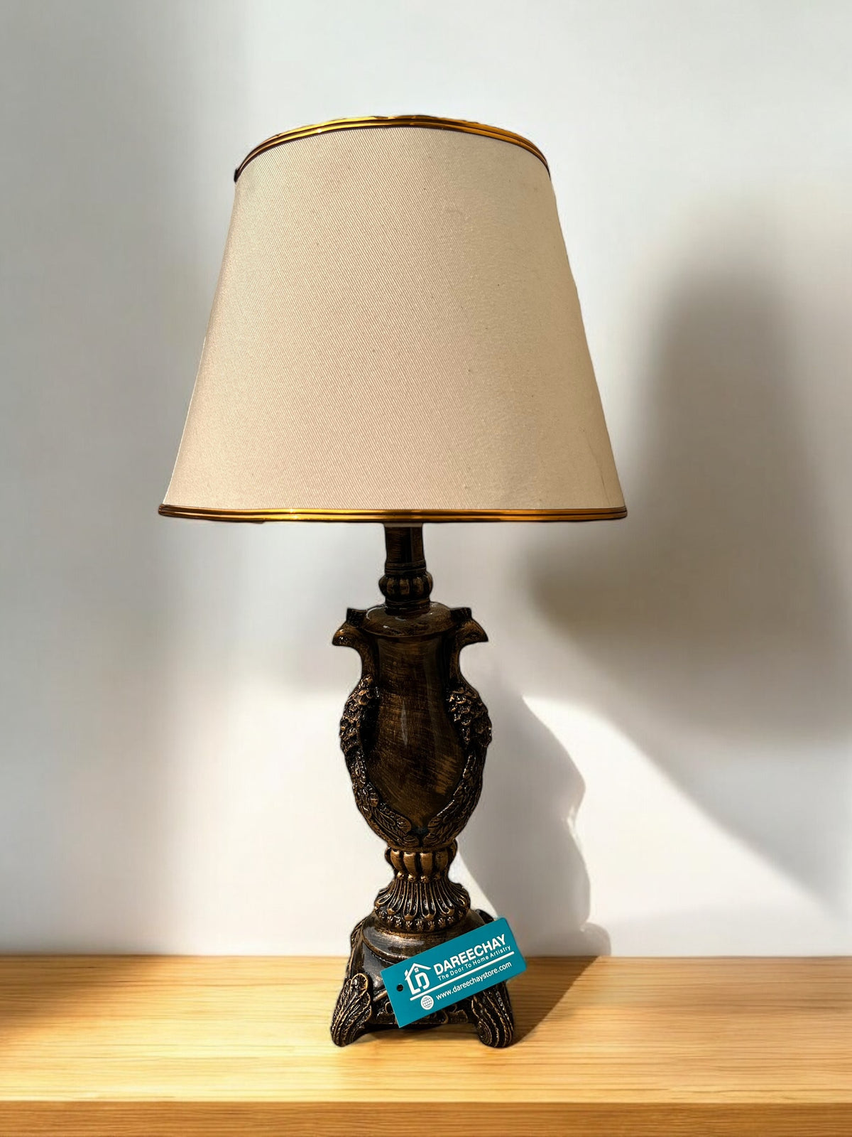 Peacock Lamp | Pair for Side Tables