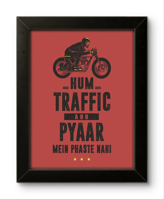 Hum Traffic | Funny Wall Art Frame