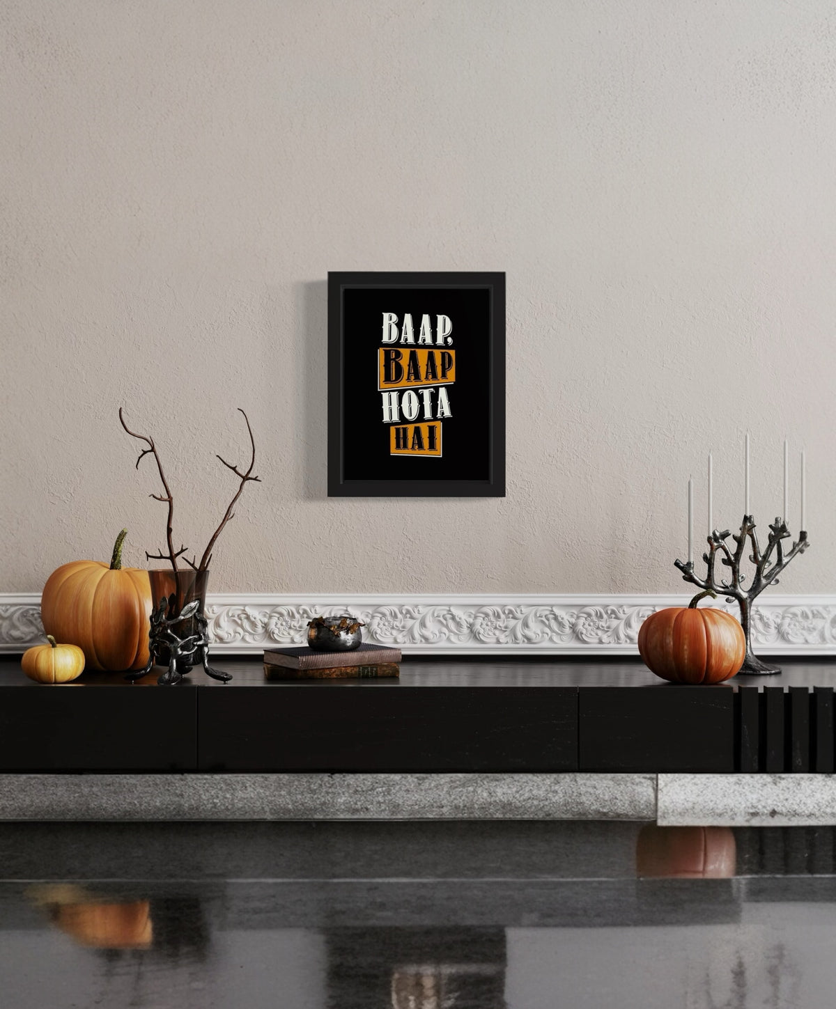 Baap Baap Hota Hai | Funny Wall Art Frame