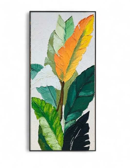 Multi Leaf  | Hand painting