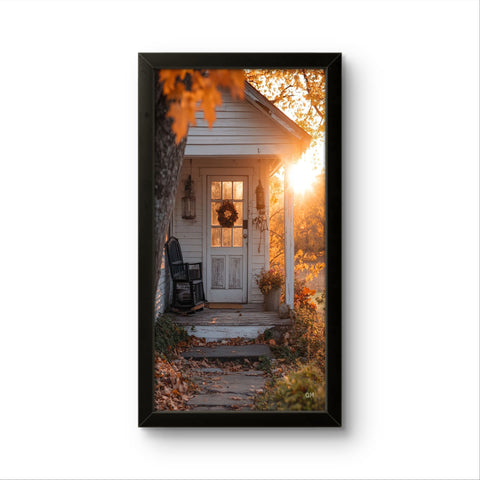 White House | Natural Wall Art Frame