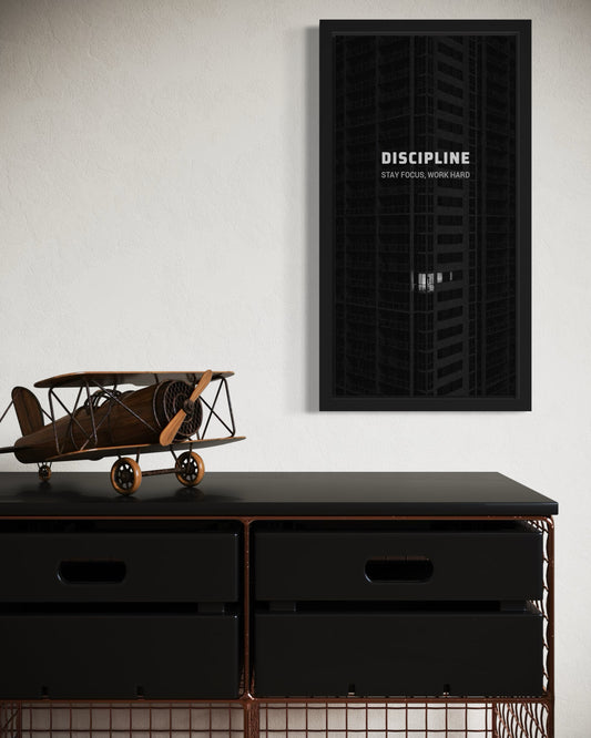 Discipline | Motivational Wall Art Frame