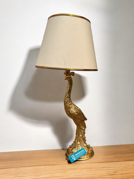 Peahen Lamp | Pair for Side Tables