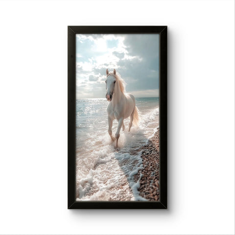 White Horse | Creature Wall Art Frame