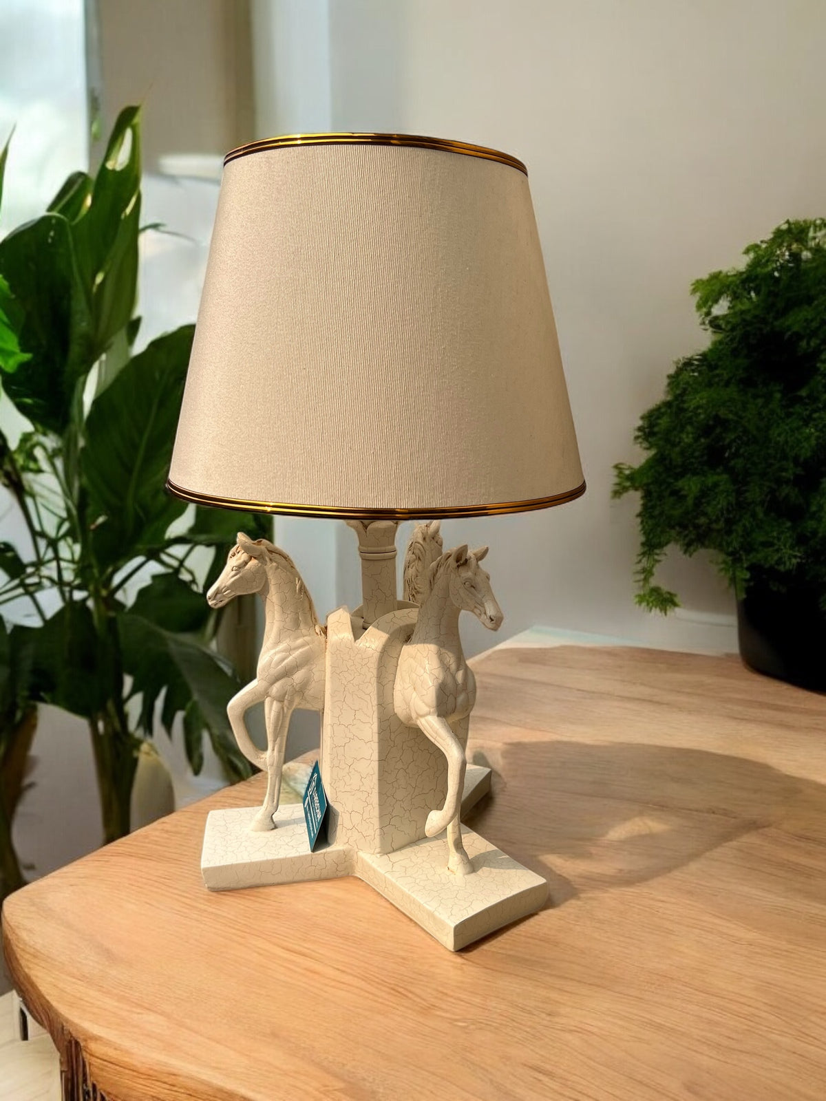 Horse Trio Lamp | Pair for Side Tables