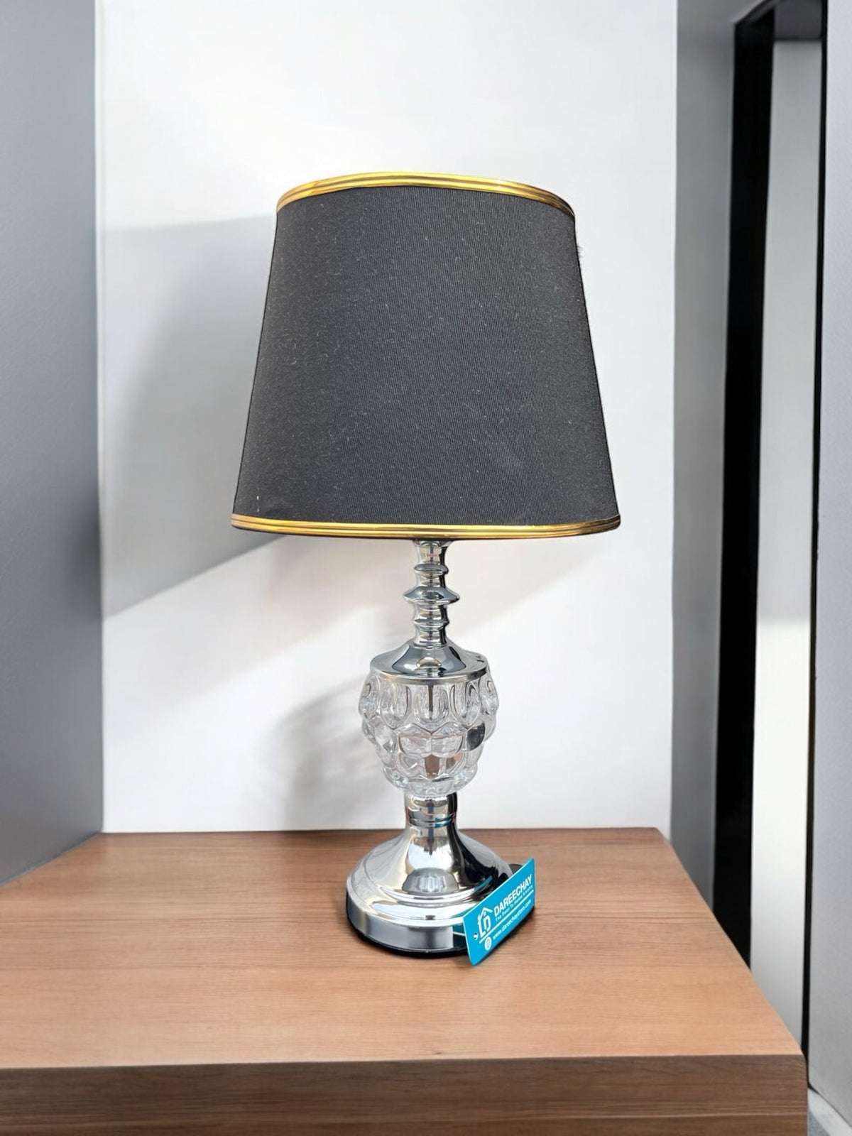 Glint Steel Lamp | Pair for Side Tables