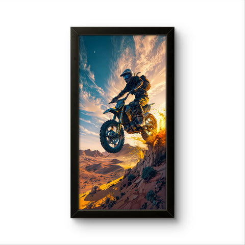 Trail Bike | Animated Wall Art Frame