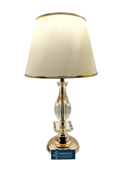 Crystal Gold Lamp | Pair for Side Tables