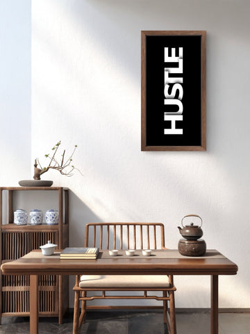 Hustle | Motivational Wall Art Frame