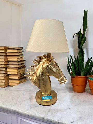 Face Horse Lamp | Pair for Side Tables