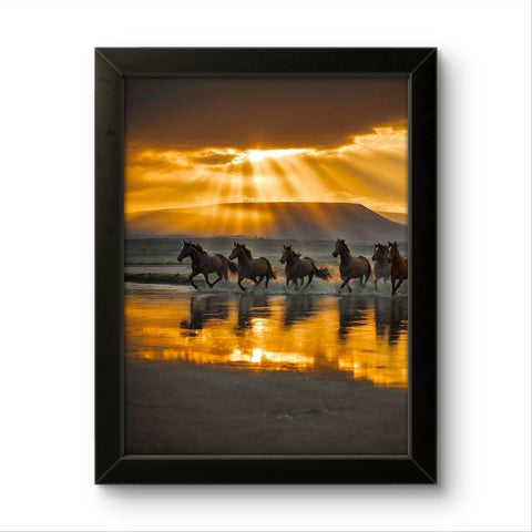 Running Horses | Creature Wall Art Frame