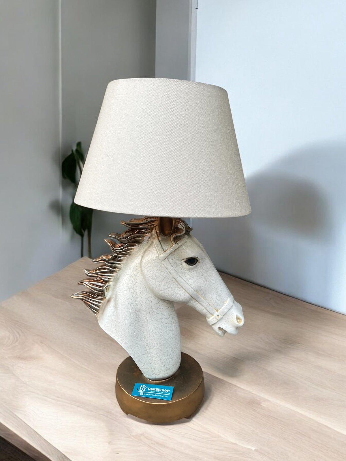 Face Horse Lamp | Pair for Side Tables