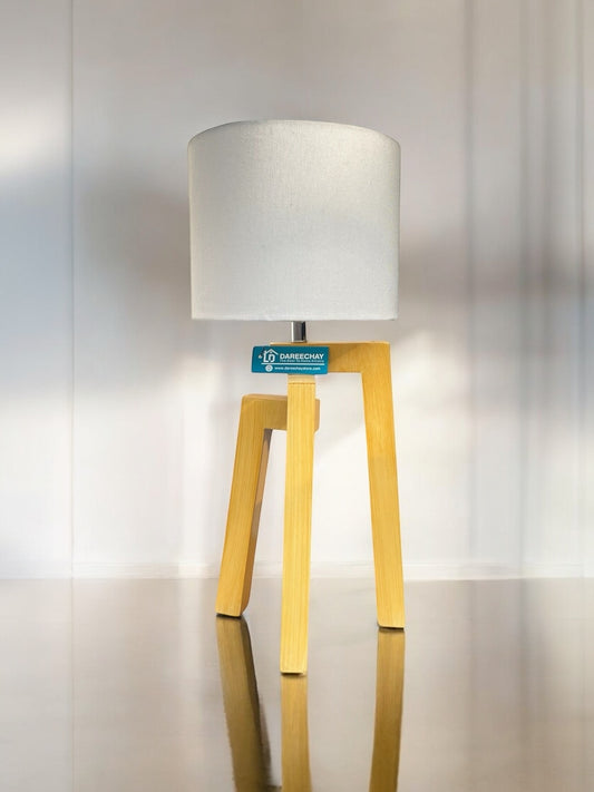 TrioBeam Wooden Lamp | Pair for Side Tables