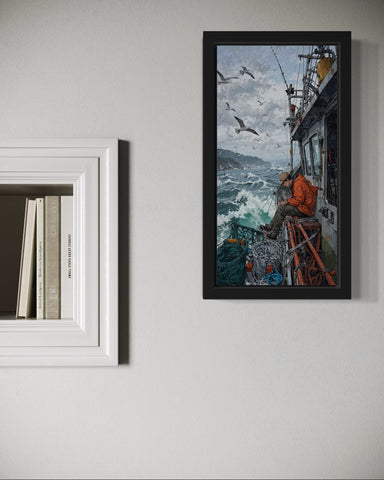 Lost At See | Animated Wall Art Frame