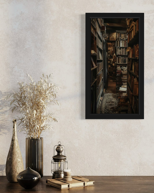 Old Library | Vinatage Wall Art Frame