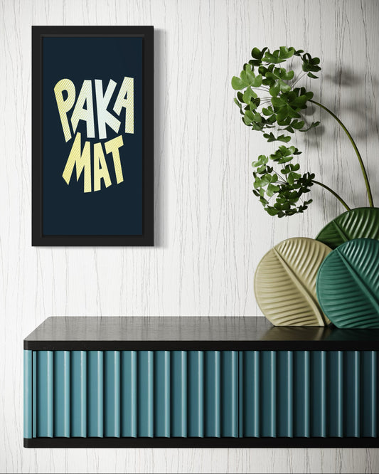 Paka Mat | Funny Wall Art Frame