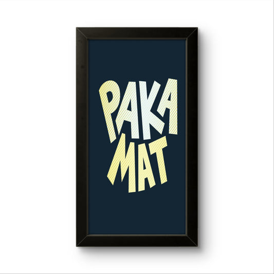 Paka Mat | Funny Wall Art Frame