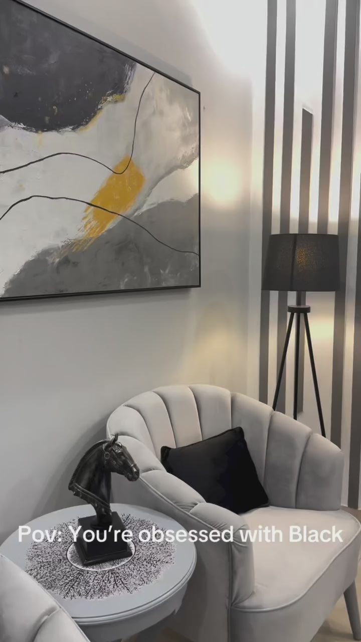 Linea Steel Lamp | Pair for Side Tables